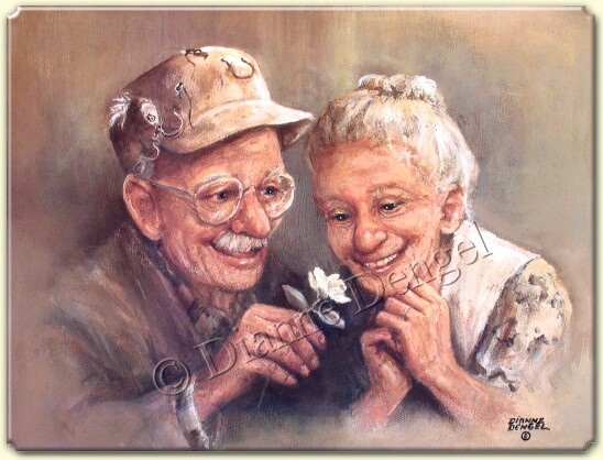 Улыбающаяся старость глазами  Dianne Dengel. 