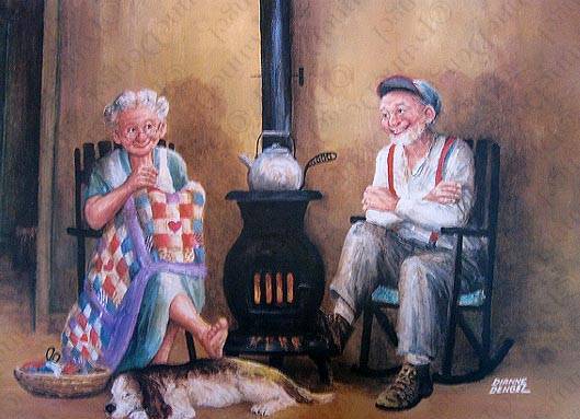 Улыбающаяся старость глазами  Dianne Dengel. 