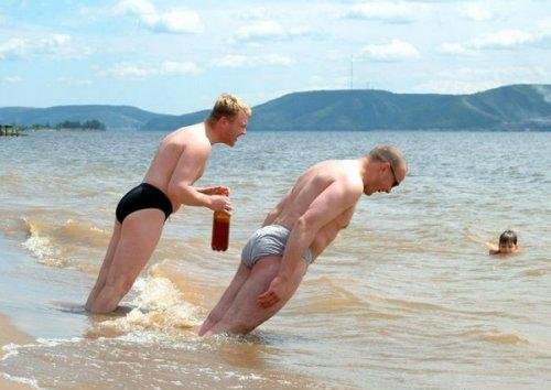 Смешные пляжные фото
