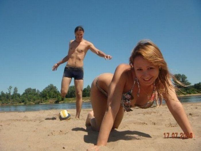 Смешные пляжные фото