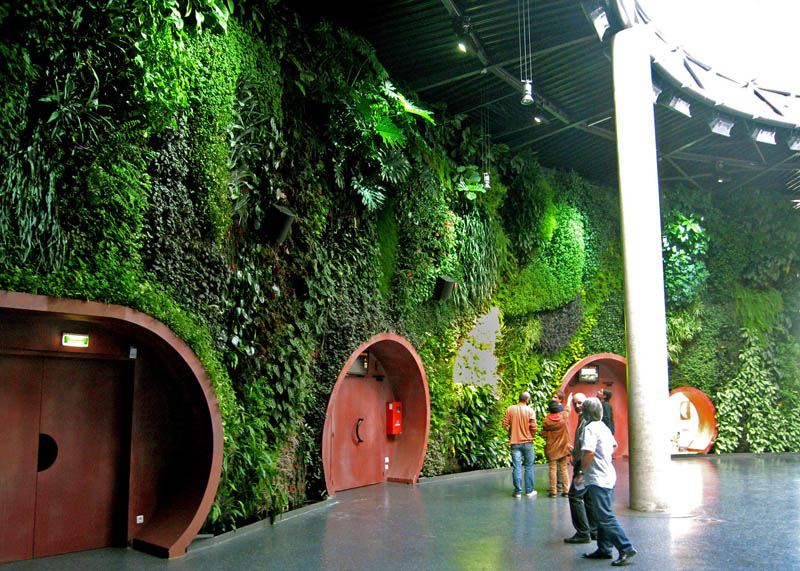 Удивительные вертикальные сады со всего мира