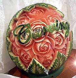 Карвинг. Арбузные произведения искусства. Карвинг. Арбузные произведения искусства.