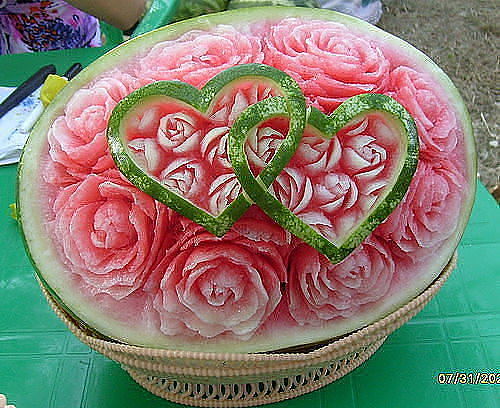 Карвинг. Арбузные произведения искусства. Карвинг. Арбузные произведения искусства.