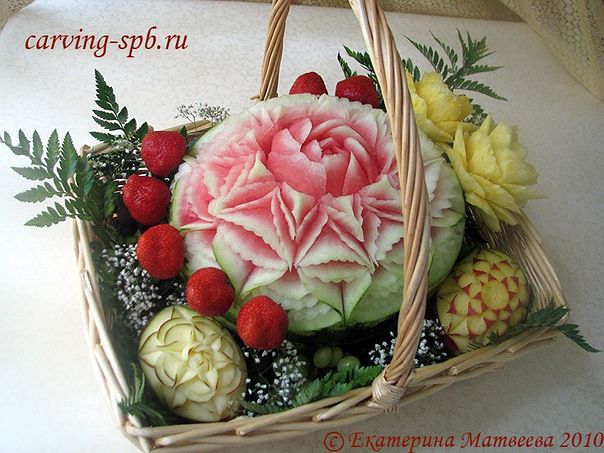 Карвинг. Арбузные произведения искусства. Карвинг. Арбузные произведения искусства.