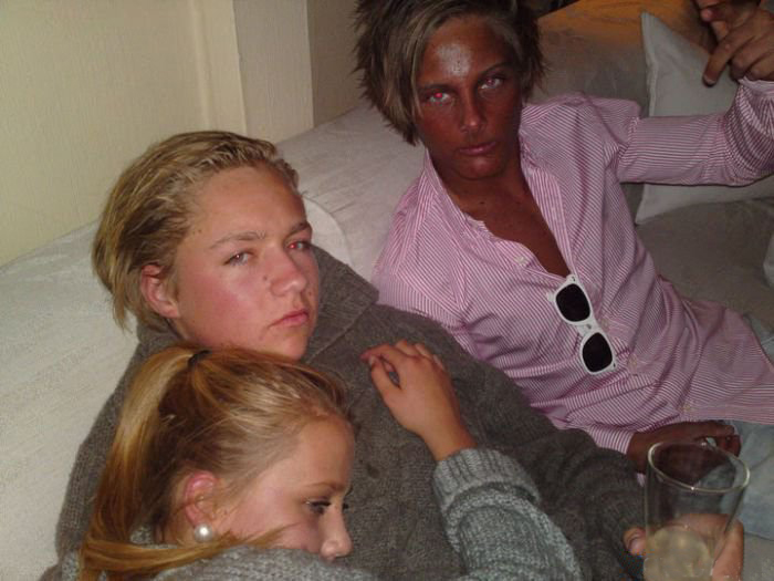 В стиле курицы гриль, сильный загар