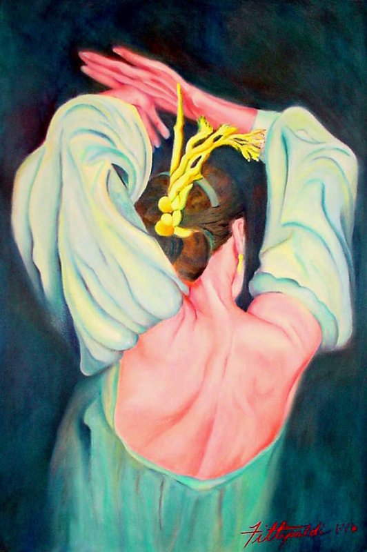 Слепая художница Лиза Фиттипальди