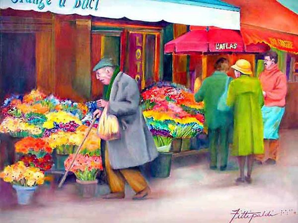 Слепая художница Лиза Фиттипальди