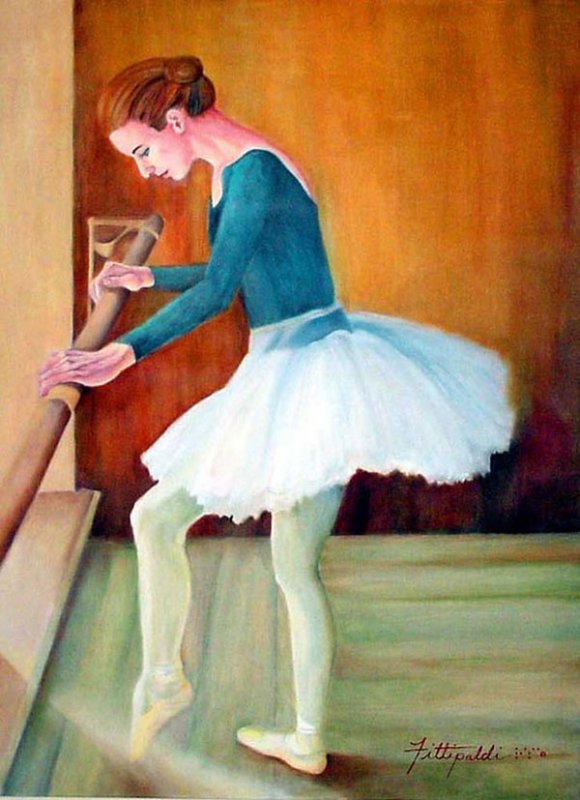 Слепая художница Лиза Фиттипальди