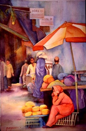 Слепая художница Лиза Фиттипальди