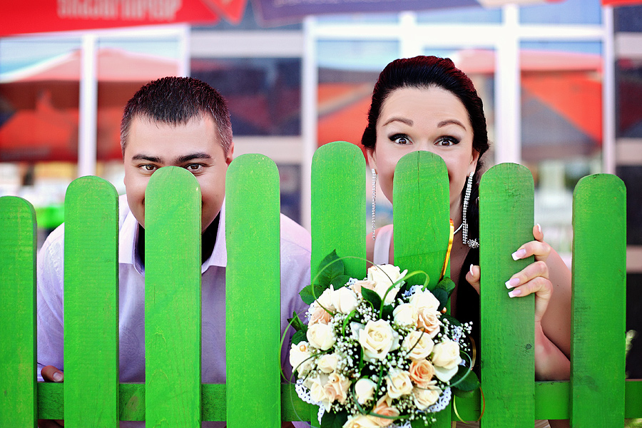 Прикольные свадебные фото