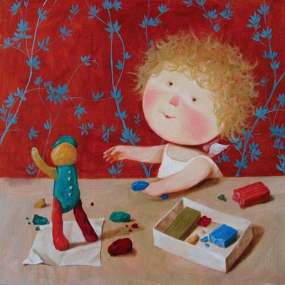 Поставщик счастья...Художница Евгения Гапчинская