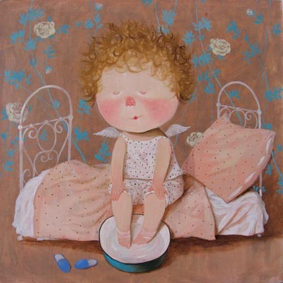 Поставщик счастья...Художница Евгения Гапчинская