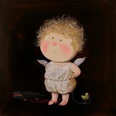 Поставщик счастья...Художница Евгения Гапчинская