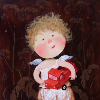 Поставщик счастья...Художница Евгения Гапчинская