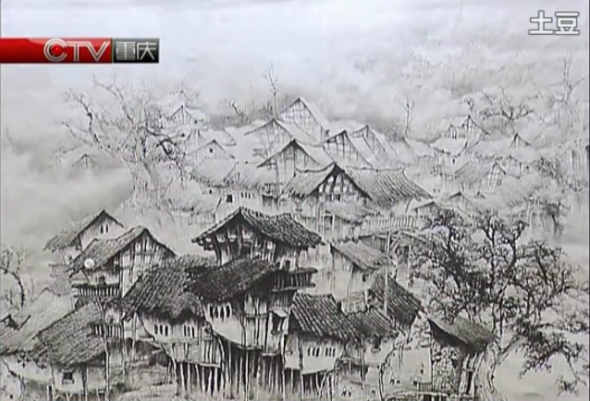 Huang Guofu - художник без рук