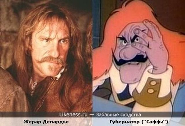 Забавные сходства мировых звёзд и персонажей мультфильмов II