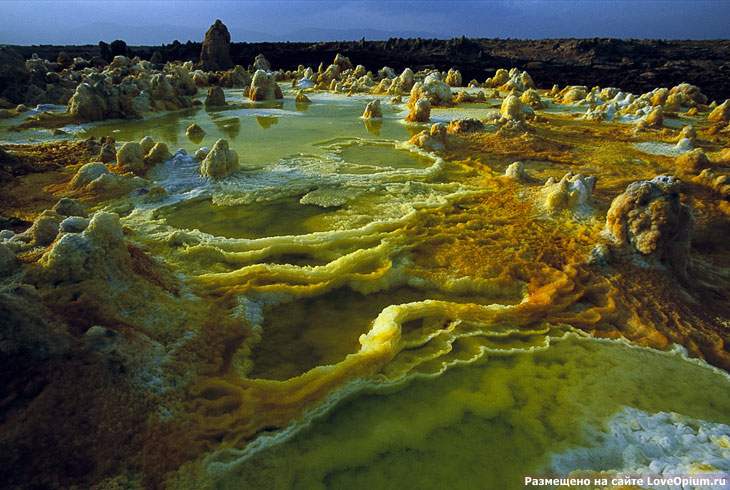 Инопланетные пейзажи на Земле – вулкан Даллол