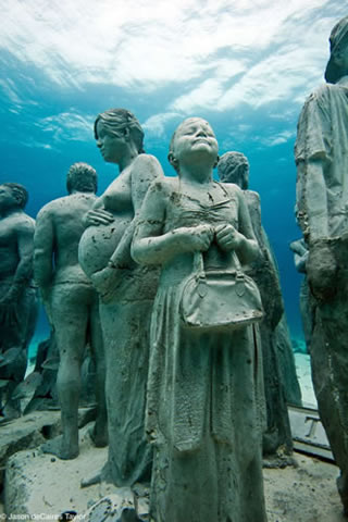 Подводный парк скульптур от Джейсона Тэйлора