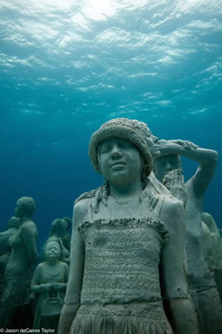 Подводный парк скульптур от Джейсона Тэйлора