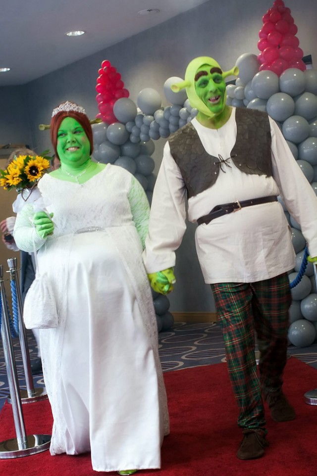 Свадьба Шрека необычная свадьба шрек