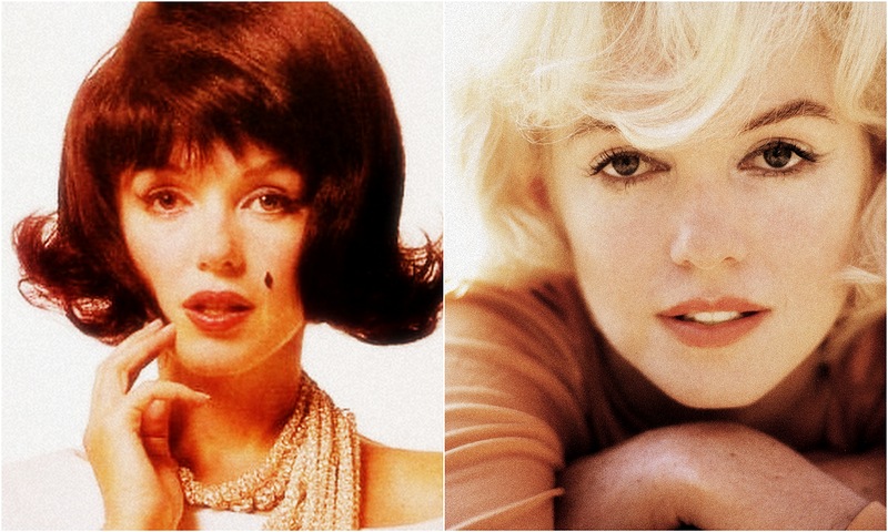 Известные, знаменитые, женщины, блондинка, брюнетка, цвет волос