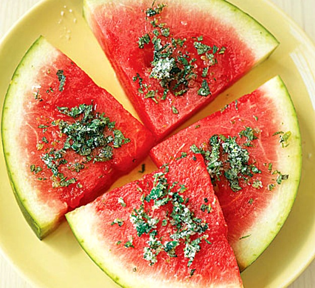 10 интересных рецептов с использованием арбуза Необычные,интересные, рецепты, арбуз, смузи, шейк, жареный арбуз