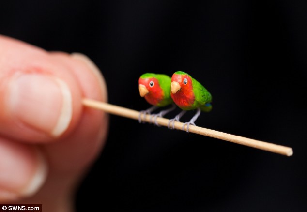 Микрофигурки, животных,модели, скульптуры, Сэди Кэмбелл, Sadie Campbell