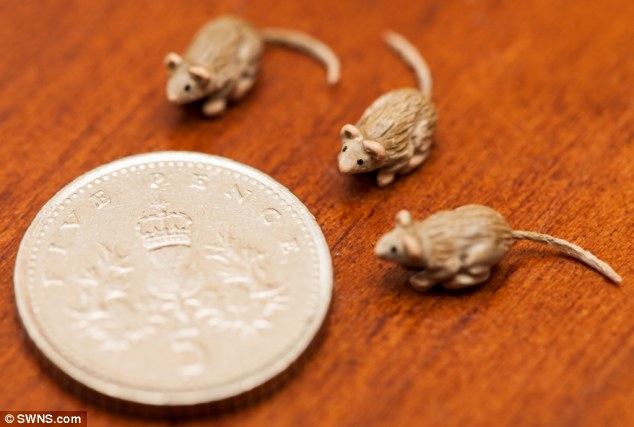 Микрофигурки, животных,модели, скульптуры, Сэди Кэмбелл, Sadie Campbell