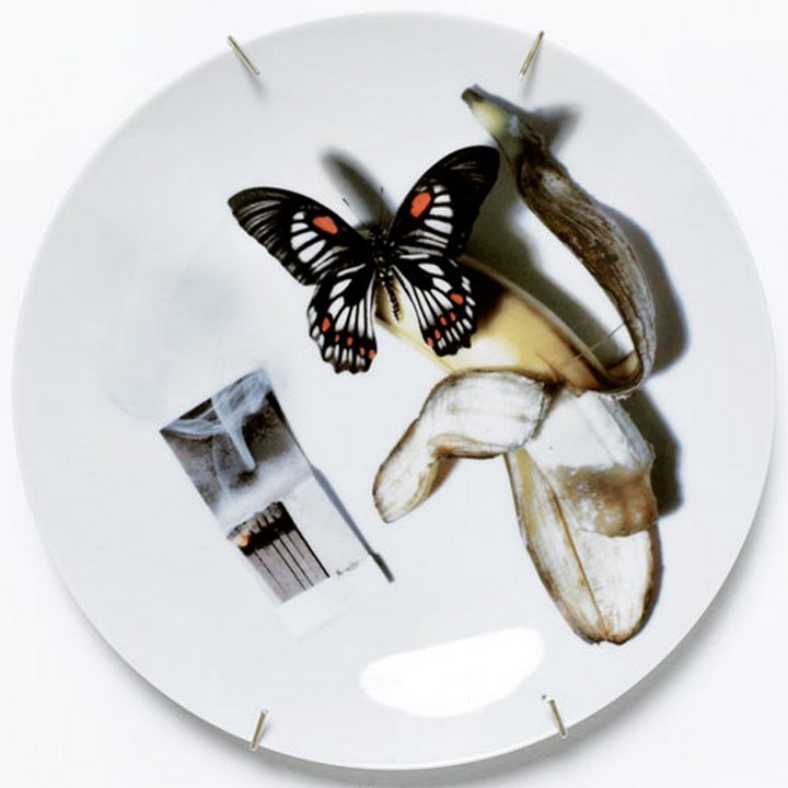  реалистичные, 3D рисунки, на посуде, patella antonello sandro roberto