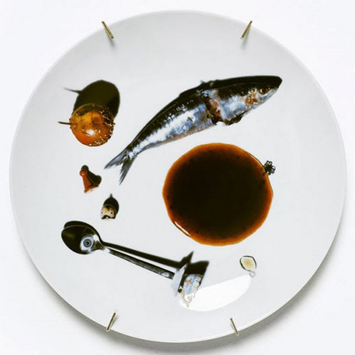  реалистичные, 3D рисунки, на посуде, patella antonello sandro roberto