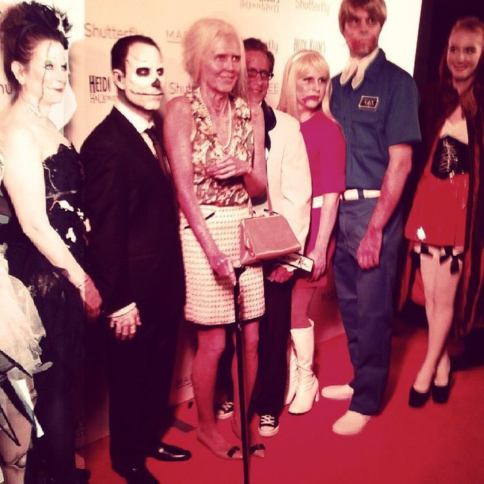 Костюм, Хайди Клум,старая, Хэллоуин, 2013, старушка, бабушка,