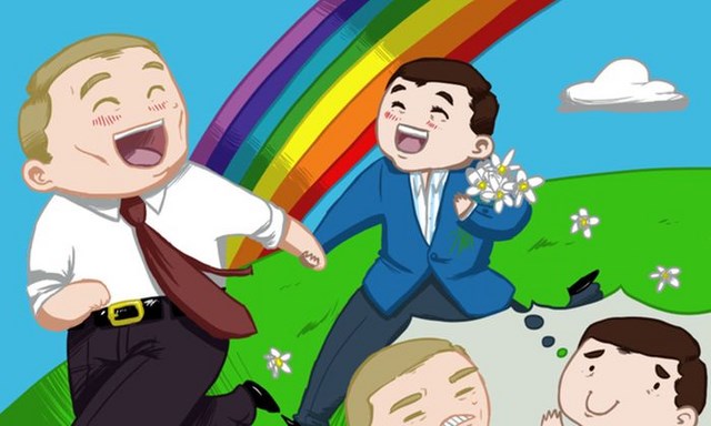 путин российский президент. карикатуры. зарисовки,сатира