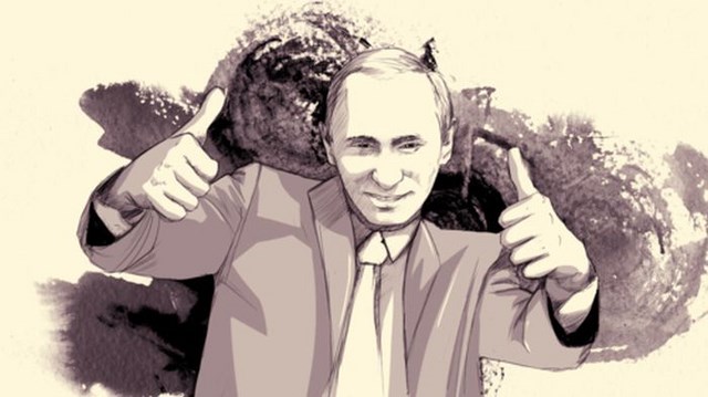 путин российский президент. карикатуры. зарисовки,сатира
