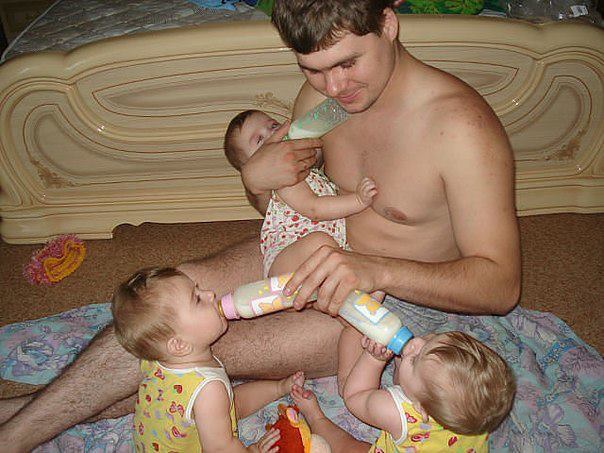 любящий отец, папы и дети, юмор, смешное