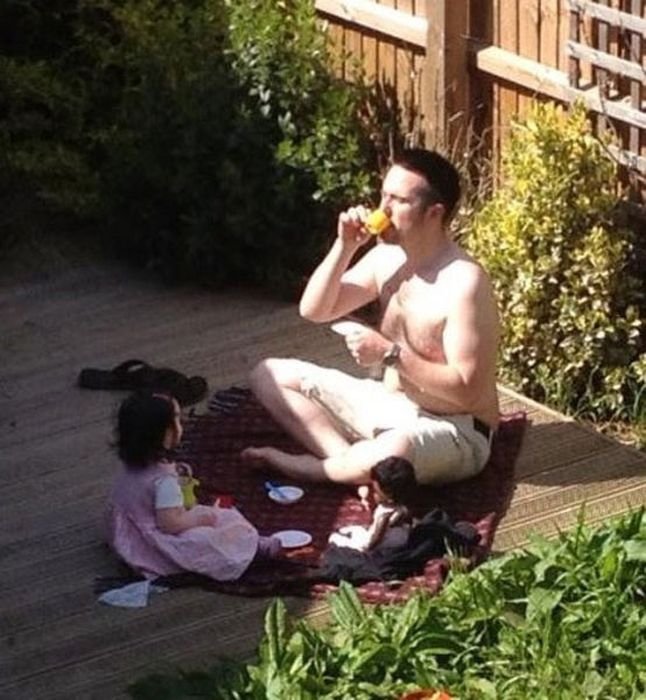 любящий отец, папы и дети, юмор, смешное