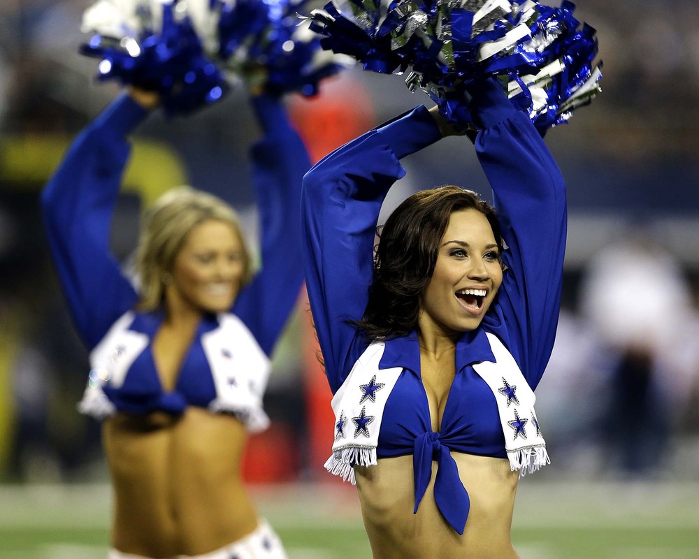 Сексуальные, чирлидерши, на предсезонных, играх, New England Patriots,Miami Dolphins, Dallas Cowboys