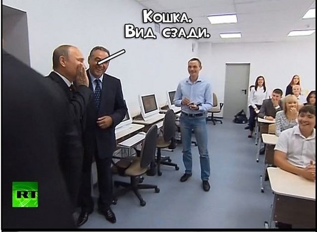 Владимир Путин озадачил школьников своим странным рисунком