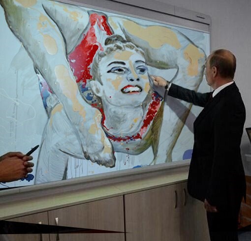 Владимир Путин озадачил школьников своим странным рисунком