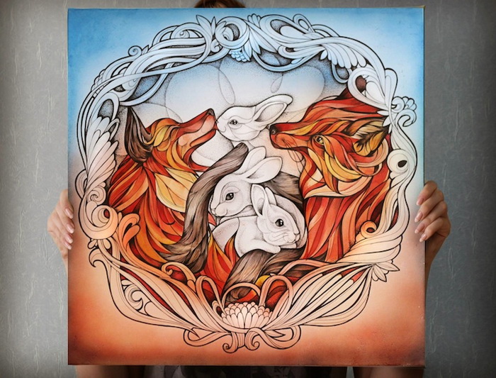 Талантливые, художники, необычайные, картины,искусство,творчество 