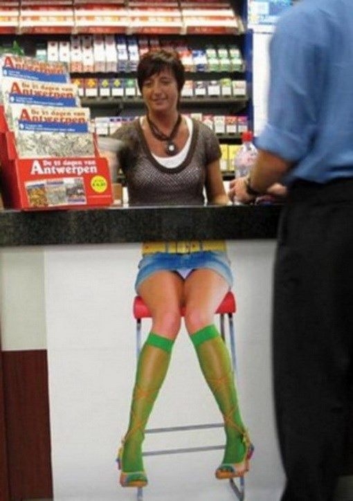 Смешное, фото, иллюзии, фотоиллюзии