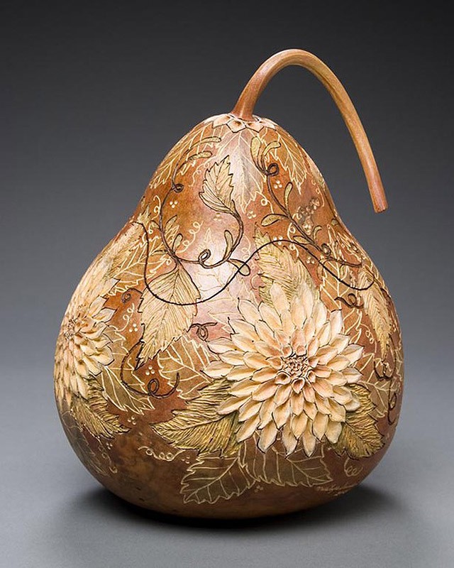 резьба по тыквам, ажурные тыквы, Мэрилин Сандерлэнд