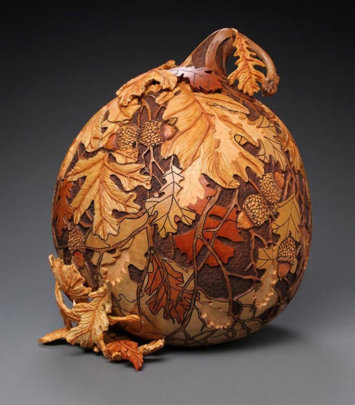 резьба по тыквам, ажурные тыквы, Мэрилин Сандерлэнд