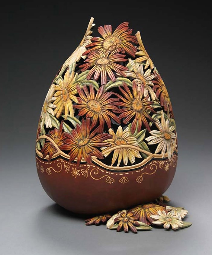 резьба по тыквам, ажурные тыквы, Мэрилин Сандерлэнд