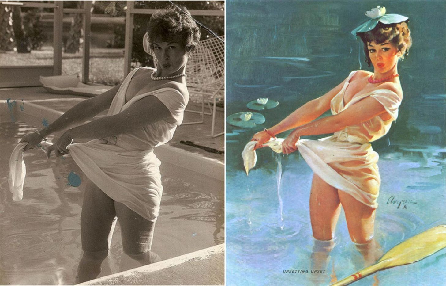 Пин-ап иллюстрации Джила Элвгрена: фантазии и реальность Пин-ап, иллюстрации, Джил Элвгрен, Gil Elvgren, pin-up