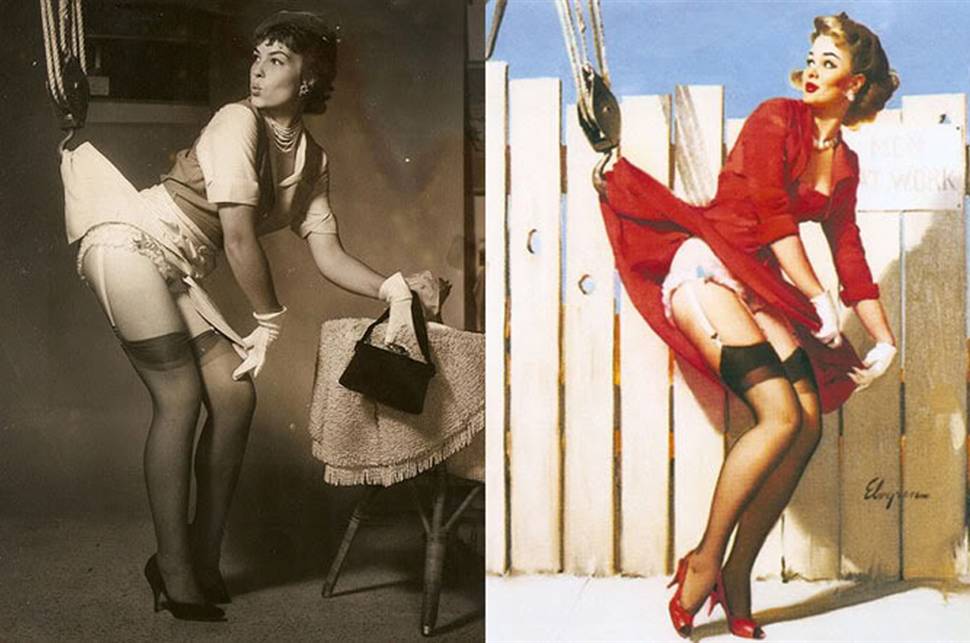 Пин-ап иллюстрации Джила Элвгрена: фантазии и реальность Пин-ап, иллюстрации, Джил Элвгрен, Gil Elvgren, pin-up