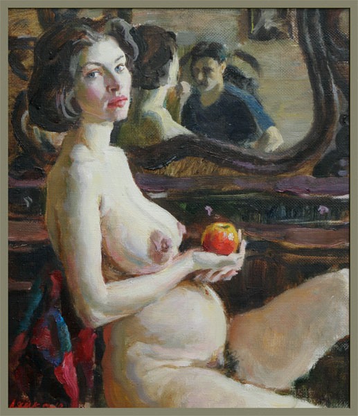 живопись,обнажённая натура, картины, ню,женщины, Виктор Ляпкало
