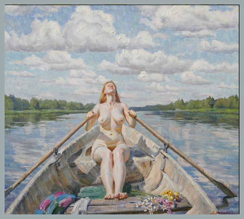 живопись,обнажённая натура, картины, ню,женщины, Виктор Ляпкало