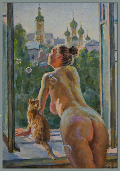 живопись,обнажённая натура, картины, ню,женщины, Виктор Ляпкало