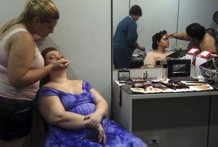 мода,одежда,для полных, люди,купальники,платье