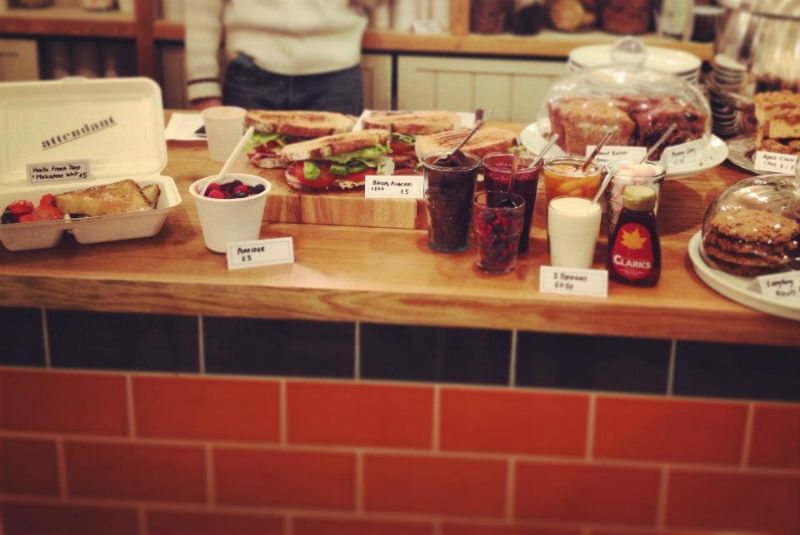 закусочная в туалете, еда, лондон